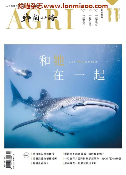 [台湾版]乡间小路 生活园艺 乡村旅游杂志 2018年11月刊